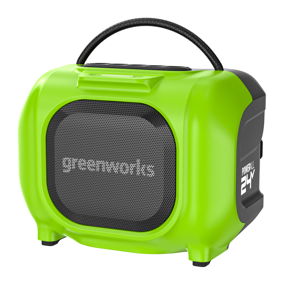 Беспроводная акустическая система аккумуляторная GPT-MNBS GREENWORKS, 3503107, 24V/220V, без АКБ и ЗУ