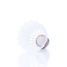 Воланы для бадминтона TORRES 250 (нейлон/пробка), BD23109, уп.6шт.белый, сред.скор.