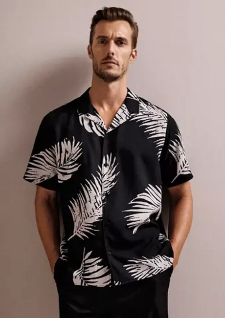 Рубашка с коротким рукавом из вискозы s.Oliver