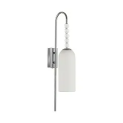 8270/1W NEOCLASSI хром/белый, металл/стекло Бра Е14 1*40W 220V TRACY