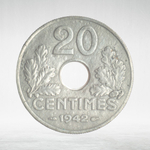 France, 20 Centimes 1942 - Vichy French State, VF