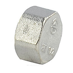 Заглушка латунь никель Ду 40 (1 1/2") ВР 9016 ГОСТ 32585-2013 Aquasfera 9016-05