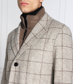 пальто h-hyde-j-bib-224 BOSS BLACK - бежевый(50484219)