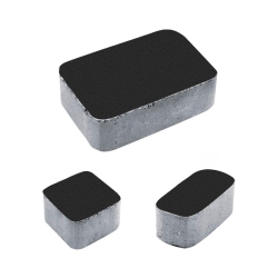 ТРОТУАРНЫЕ ПЛИТЫ КЛАССИКО - Б.1.КО.6М СТАНДАРТ ЧЕРНЫЙ, КОМПЛЕКТ ИЗ 2 ВИДОВ ПЛИТ