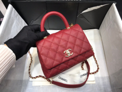 Chane1 Coco Handle Bag 19 cm