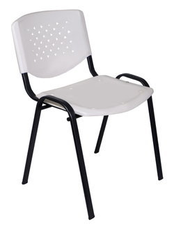 Стул Дейзи черный каркас/пластик (черный, цветной)