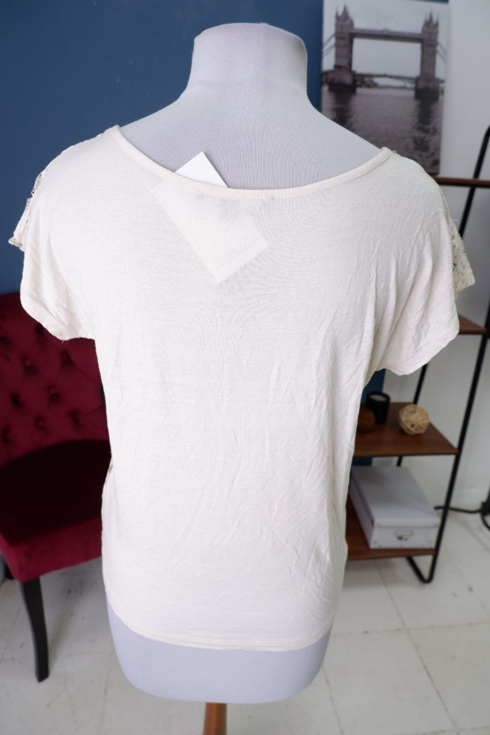 Блузка Tally Weijl с кружевом 42 размер