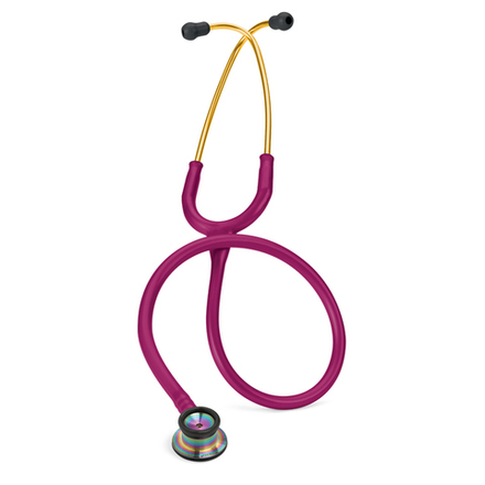 Стетоскоп Littmann Classic II Infant малиновый, акустическая головка цвета радуги (2157)