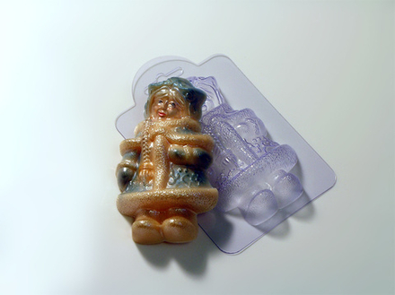 Пластиковая форма для шоколада "Снегурочка"