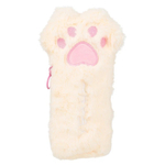 Пенал-косметичка Basir без наполнения, 22*10*3 см, серия "Лапки", меховой