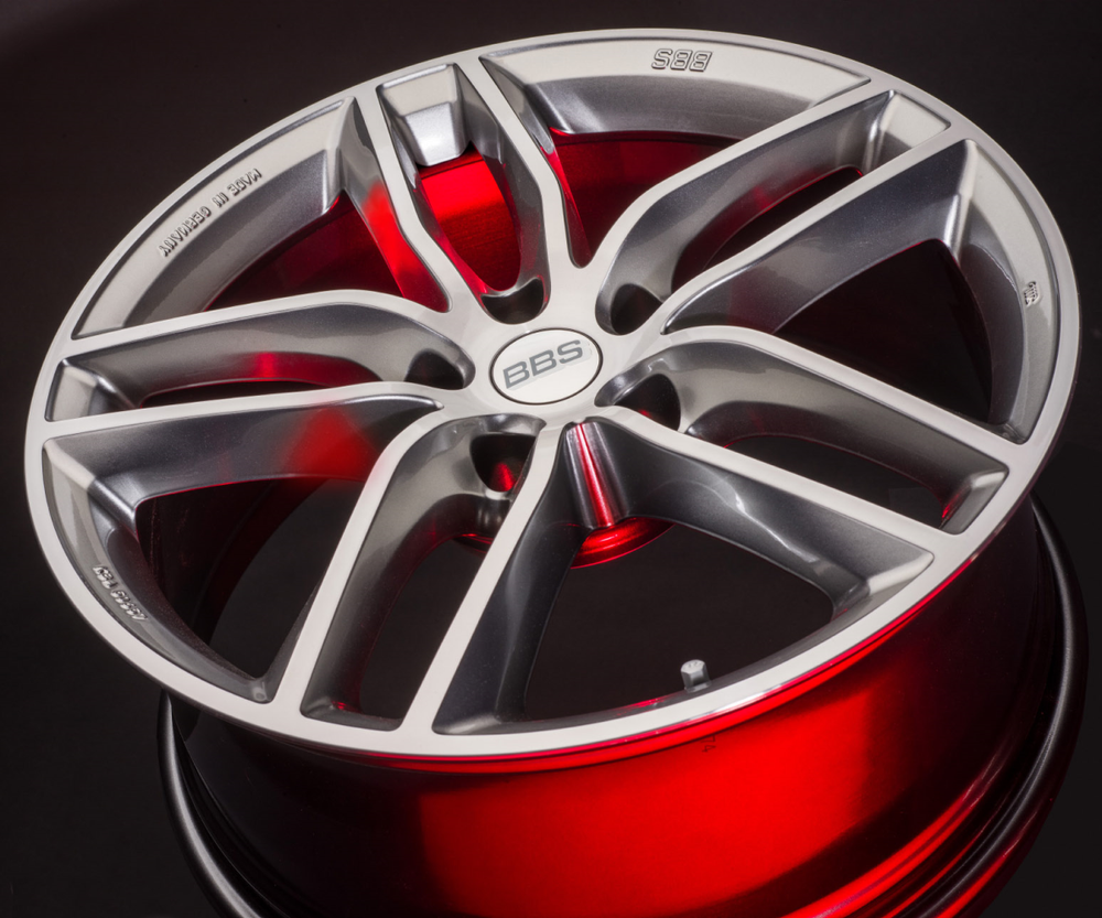 Диск колесный BBS SX 8x18 5x108 ET45 CB70.0 platinum silver/diamond cut