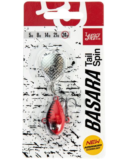 Тейл-спиннер Lucky John BASARA TAIL SPIN 24.0г 014 в блистере