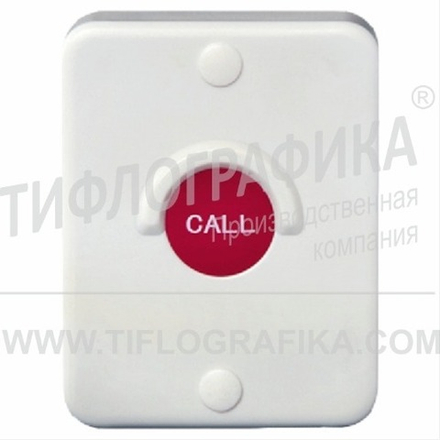 Влагозащищённая ударопрочная кнопка вызова 82х65х28 мм BL-309