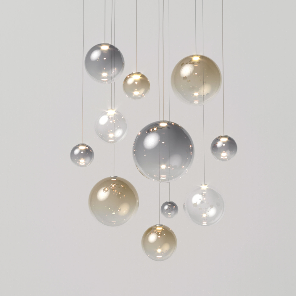 Подвесной светодиодный светильник 50231/1 LED хром/дымчатый