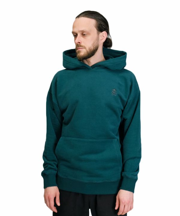 Худи Logo темно-зеленый - фото 2