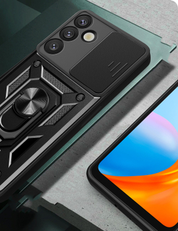 Чехол с кольцом Bumper Case для Samsung Galaxy S24 FE