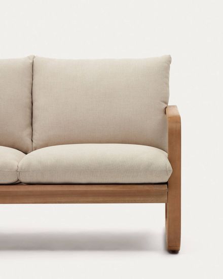 Sacaleta Уличный 2-местный диван из массива эвкалипта 142 см Испания 