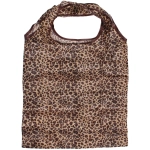 Сумка - шоппер с карабином «ИДЕЯДОМА», принт леопард, 60*38см/нагрузка до 10кг (инд. пакет истикер)