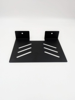 Полка для ТВ приставки, wifi роутера, видеорекордера, игровой консоли черная