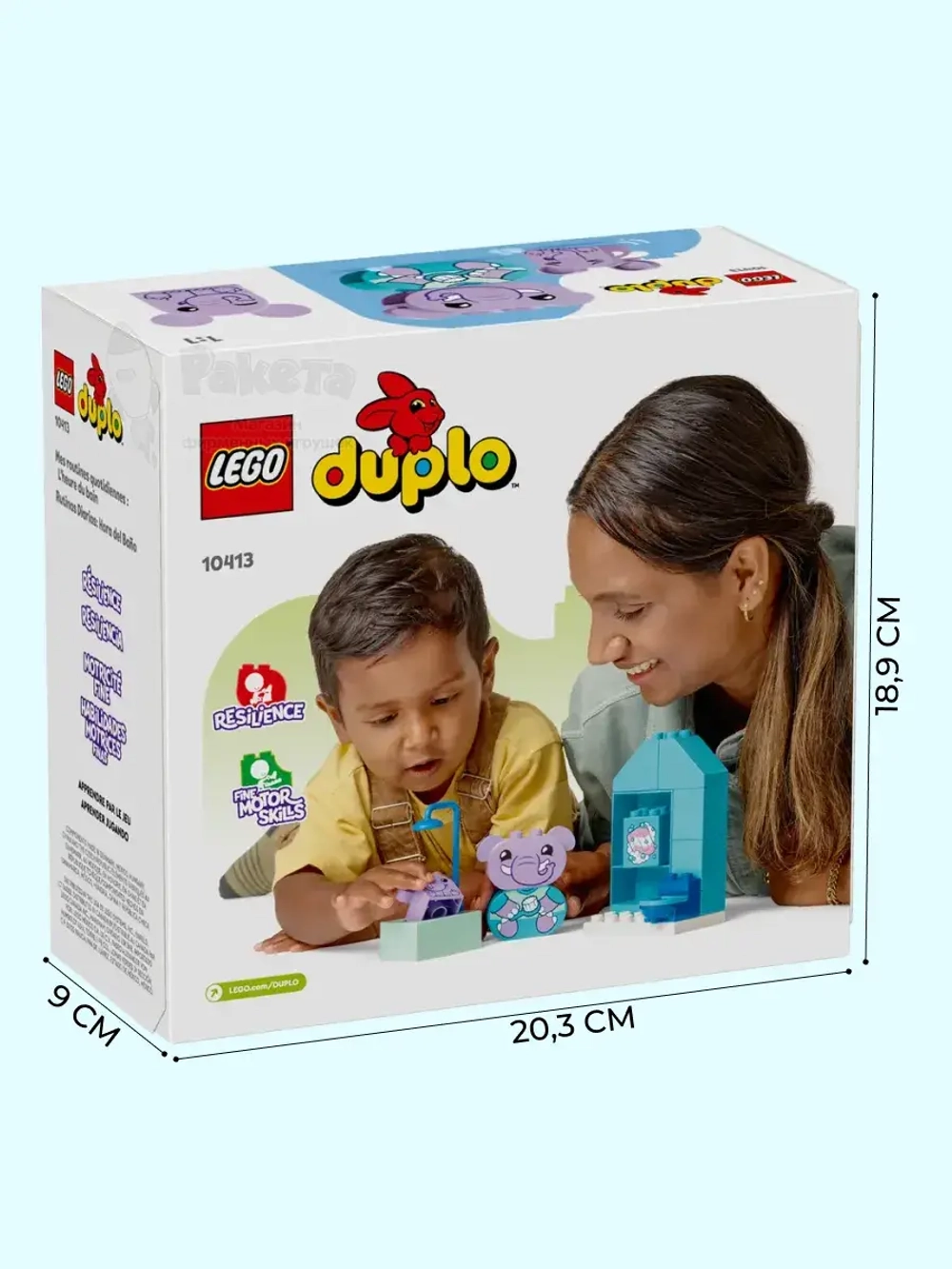 Лего Дупло 10413 Распорядок дня Время купания Lego Duplo