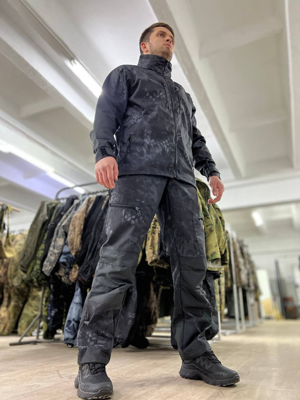 Тактический костюм Штурм весна лето / черный питон /
