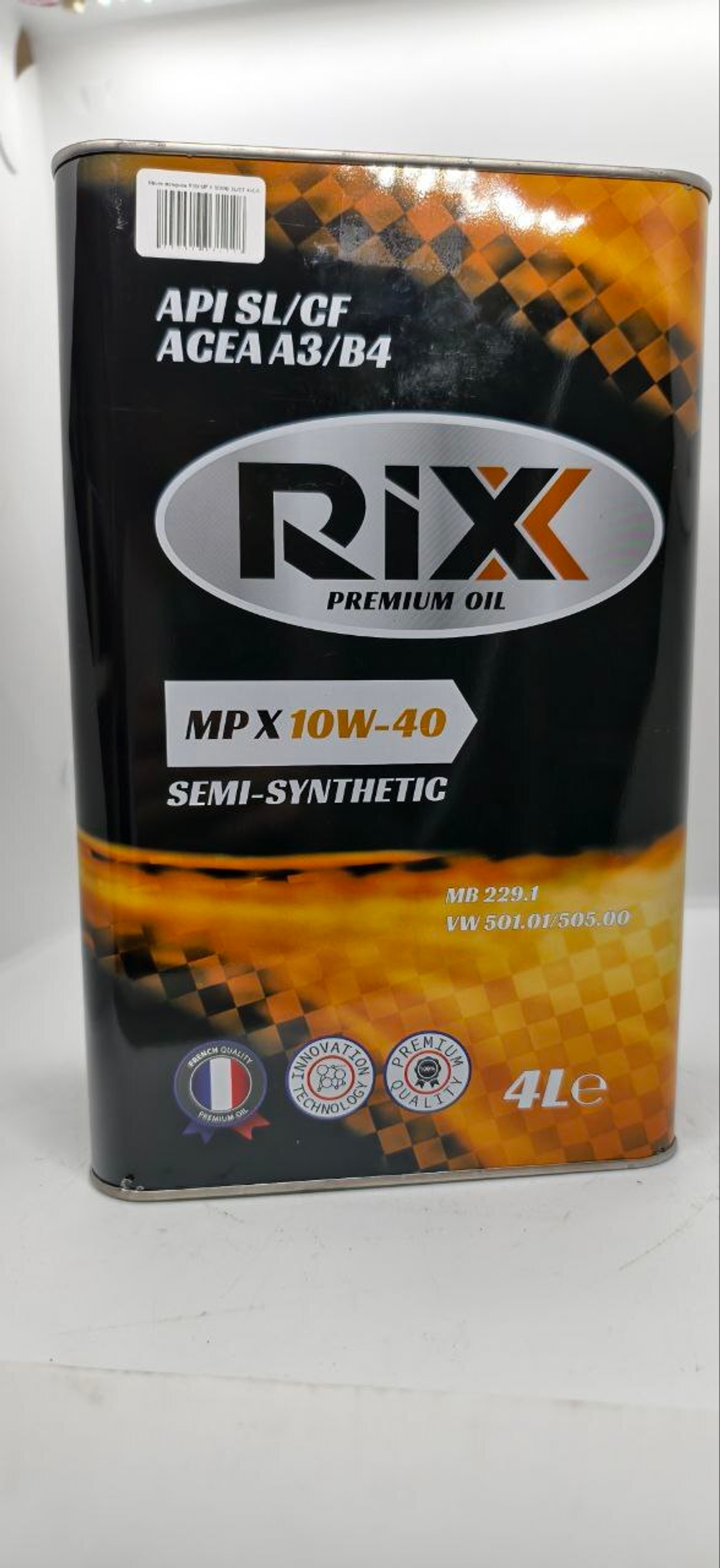 Масло моторное RIXX MP X 10W40 SL/CF 4л