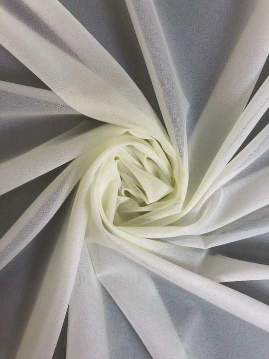 Дублерин трикотажный молочный, шифоновый, ширина 150см NB
