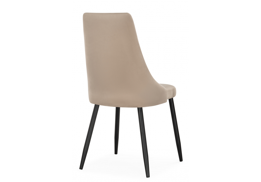 Стул на металлокаркасе Woodville Кора бежевый, черный