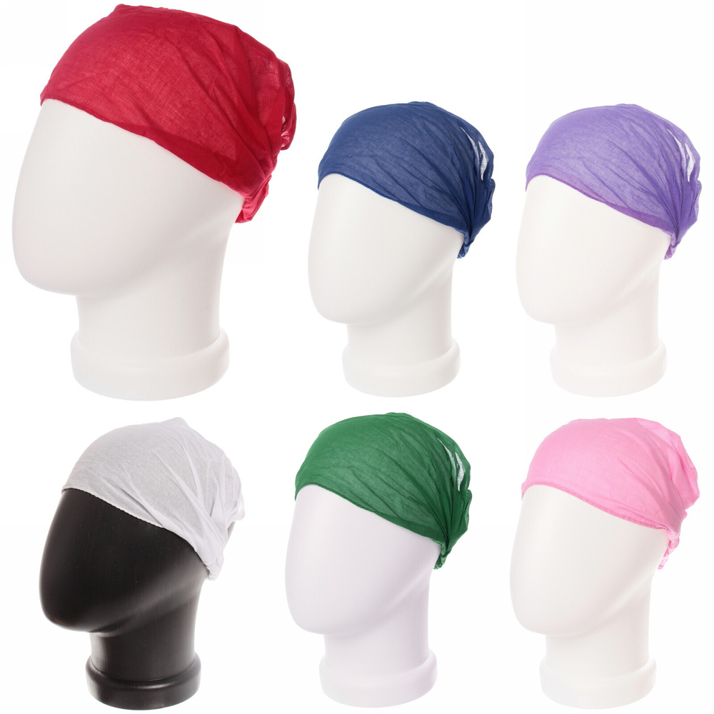 Бандана «Fashion city», микс 6 цветов, однотонная, р.58