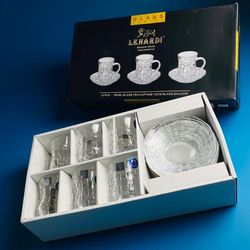Lenardi 588-639 Чайный набор 12пр. 130мл в под.уп.(х8)Стекло