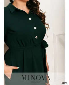 Платье 01122-темно-зеленый Minova