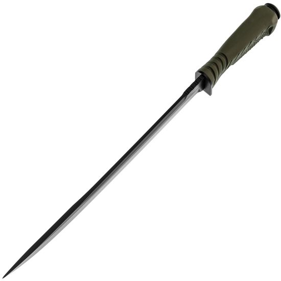 Походный нож-мачете НОКС "Бебут" 832-788821 - зеленая рукоять, черный клинок