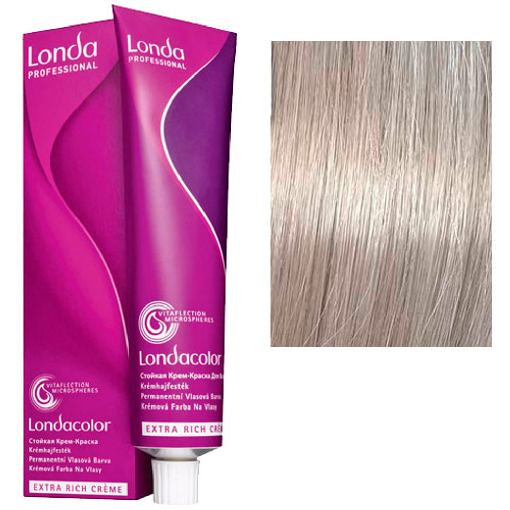 Londa Professional Стойкая крем-краска дл волос, 10/16 яркий блонд пепельно-фиолетовый, 60 мл