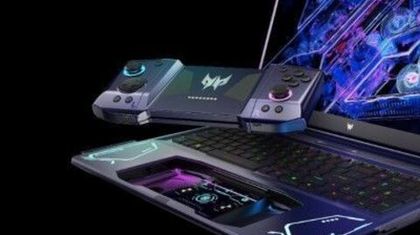 Acer показала игровой ноутбук со встроенным геймпадом