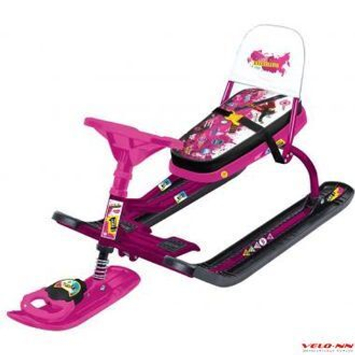 Снегокат Ника «Тимка спорт 4-1» (ТС4-1)Пинк(сиреневый какркас)