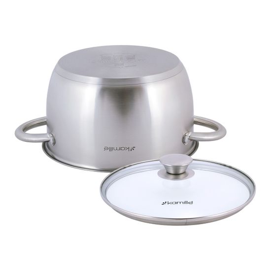 Кастрюля 3 л. из нержавеющей стали Kamille KM-4902
