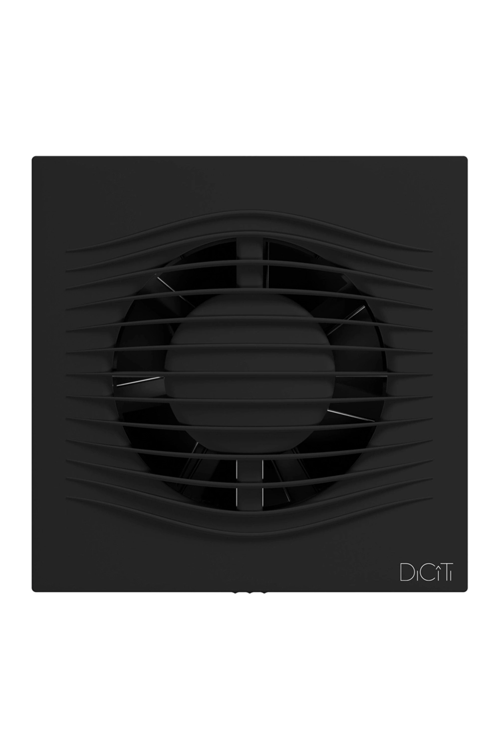 Вентилятор накладной SLIM D100 обратный клапан Matt black