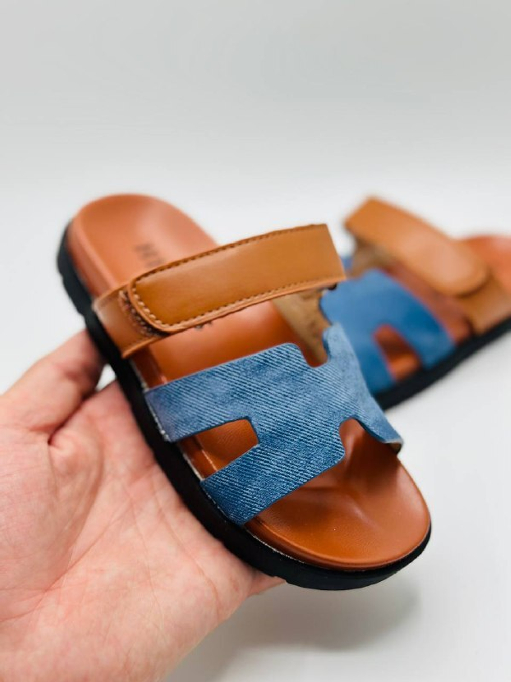 Детские брендовые шлепки Hermes