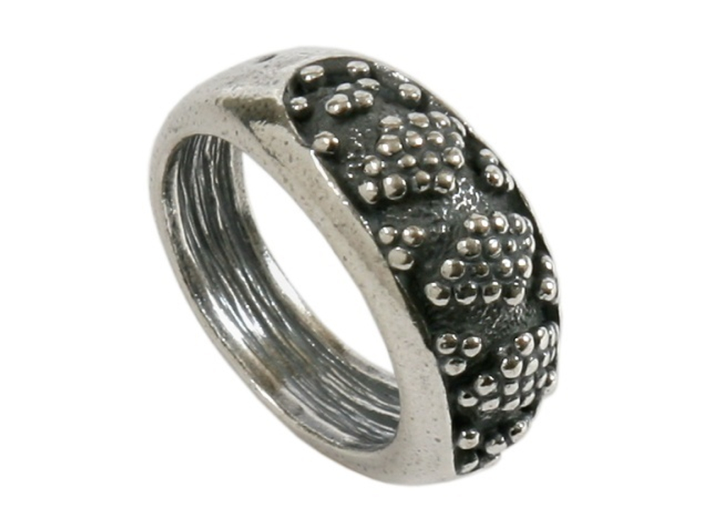 "Сияна" кольцо в серебряном покрытии из коллекции "Славянка" от Jenavi