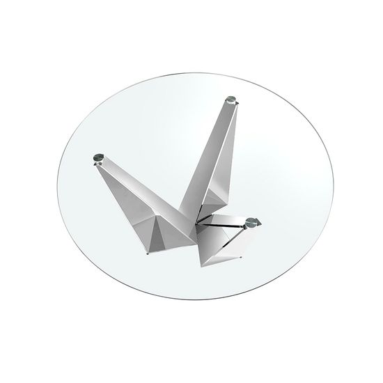 Круглый обеденный стол CT2061R /1042 стеклянный Ø150 Испания 