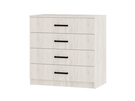 Комод 850 Фиеста дуб крафт белый