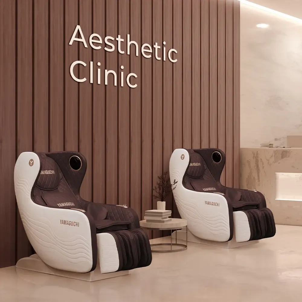 Интерьерное массажное кресло Yamaguchi Osaka Light Brown