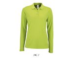 Рубашка поло с длинным рукавом Perfect, женская. Зелёный  S