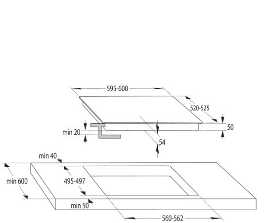 Индукционная варочная панель Gorenje GIS 646 XC