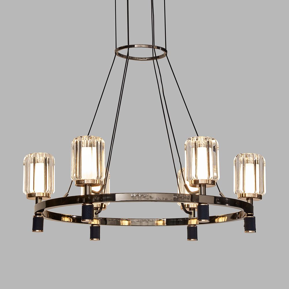 Люстра P0738-6A gold/black