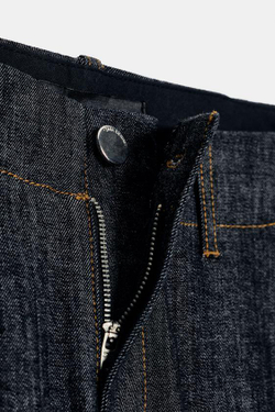 ZARA ШИРОКИЕ БРЮКИ СО ШВАМИ, ЧЕРНЫЙ