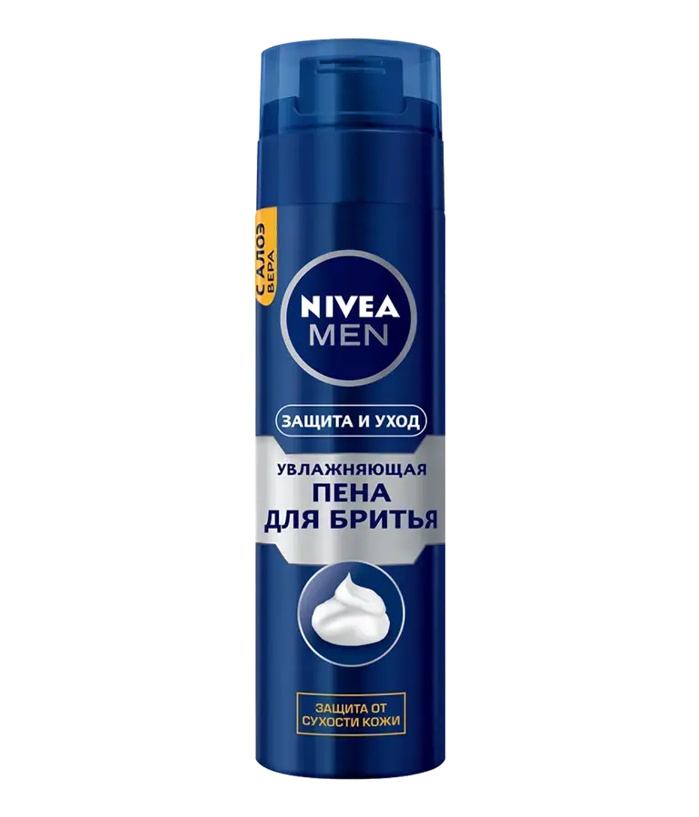 Увлажняющая пена для бритья 200 мл Nivea men