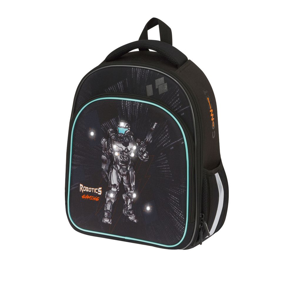 Ранец Berlingo Expert Plus Robotics gamin 36х27х14см, 2 отд., анатомическая спинка