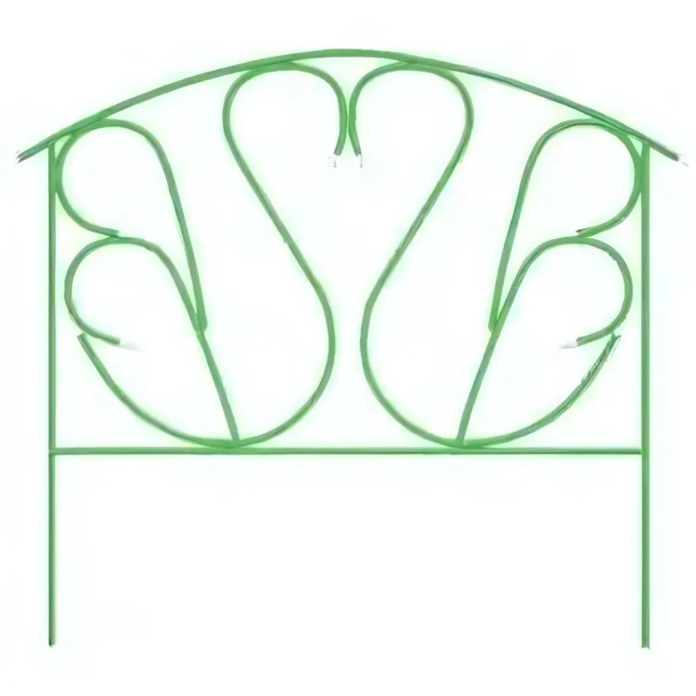 Заборчик садовый «Лебедь» 70*80*400см (5дет)