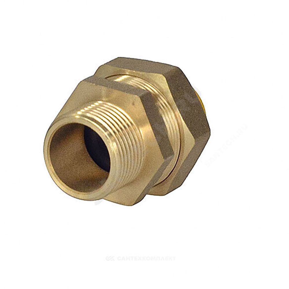 Муфта латунь 20Aх3/4" обжим/НР для газоснабжения STAHLMANN SSMG2003/4BGZ